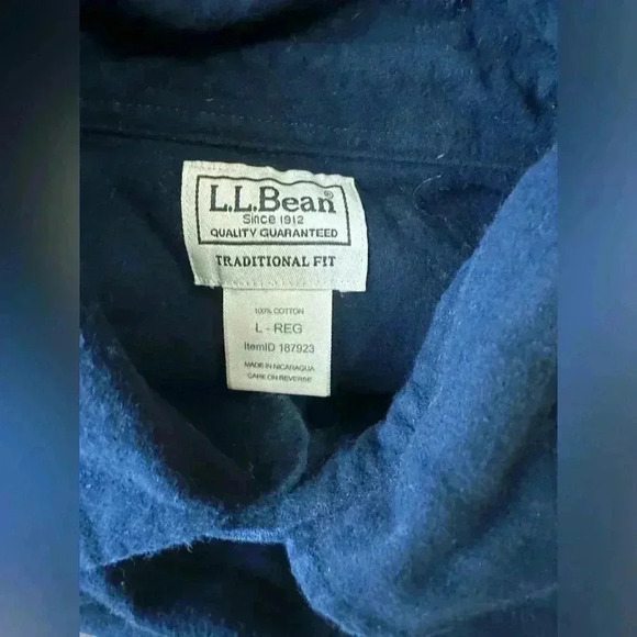LL Bean Flannel Shirt - Picture 6 of 6